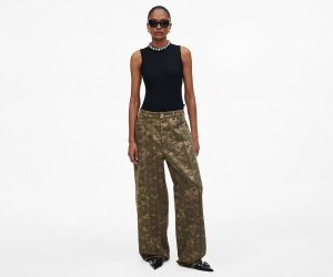 Marc Jacobs Camo Oversized Jean Camo Multicolor | USA_MJ93305