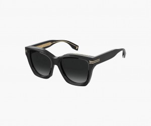 Marc Jacobs Icon Edge Oversized Square Black | USA_MJ63927