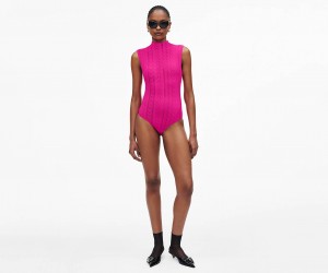 Marc Jacobs Seamless Monogram Bodysuit Pink | USA_MJ25218