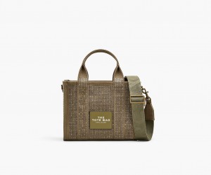 Marc Jacobs The Crystal Canvas Small Green | USA_MJ71485