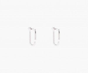 Marc Jacobs The J Marc Hoops Silver | USA_MJ60102