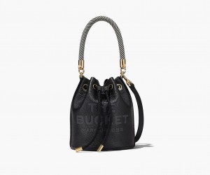 Marc Jacobs The Leather Bucket Black | USA_MJ58965