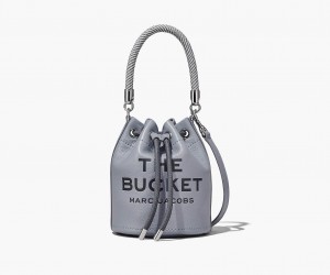 Marc Jacobs The Leather Bucket Grey | USA_MJ60778