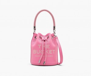 Marc Jacobs The Leather Bucket Pink | USA_MJ81647