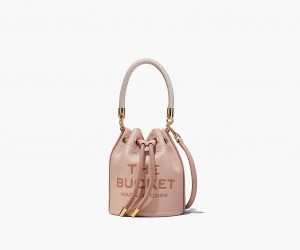 Marc Jacobs The Leather Mini Bucket Rose | USA_MJ16199