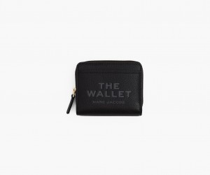 Marc Jacobs The Leather Mini Compact Black | USA_MJ32272