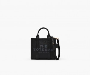 Marc Jacobs The Leather Mini Tote Black | USA_MJ65234