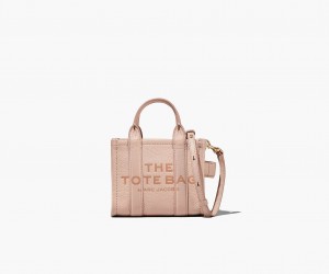 Marc Jacobs The Leather Mini Tote Rose | USA_MJ70879