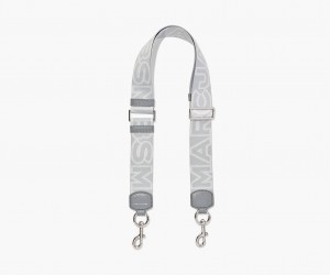 Marc Jacobs The Outline Logo Webbing Grey Multicolor | USA_MJ85556