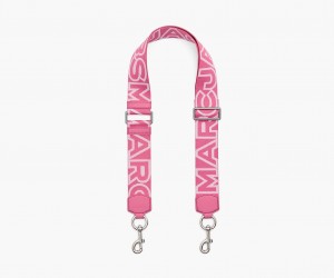 Marc Jacobs The Outline Logo Webbing Pink | USA_MJ71039