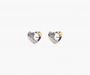 Marc Jacobs The Patchwork Heart Silver Multicolor | USA_MJ80899