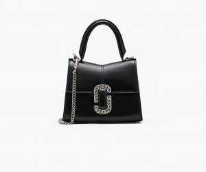 Marc Jacobs The St. Marc Mini Top Black / Silver | USA_MJ79688