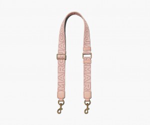 Marc Jacobs The Thin Outline Logo Webbing Rose Multicolor | USA_MJ10934