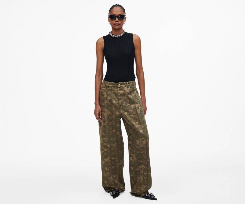 Marc Jacobs Camo Oversized Jean Camo Multicolor | USA_MJ93305