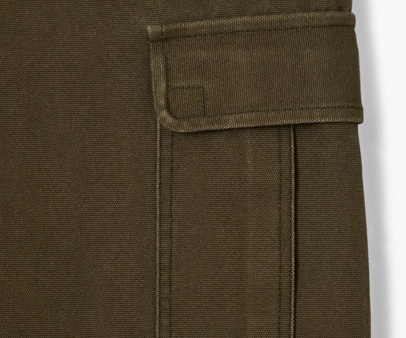 Marc Jacobs Cargo Canvas Slim Skirt Brown | USA_MJ46659