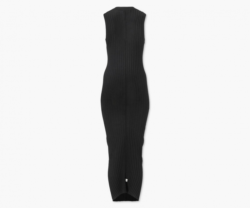 Marc Jacobs Fine Ribbed Merino Twisted Black | USA_MJ21640