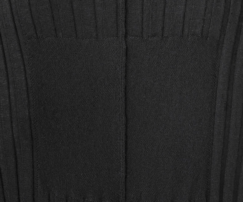 Marc Jacobs Fine Ribbed Merino Twisted Black | USA_MJ21640