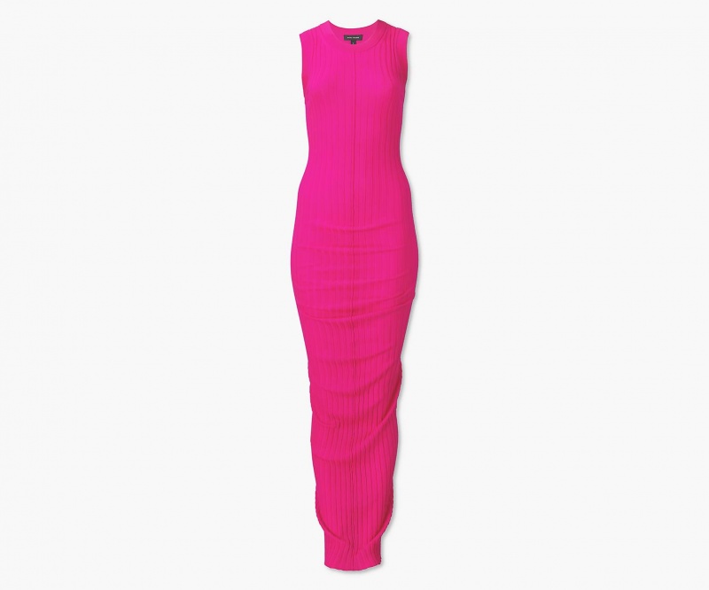 Marc Jacobs Fine Ribbed Merino Twisted Pink | USA_MJ59394