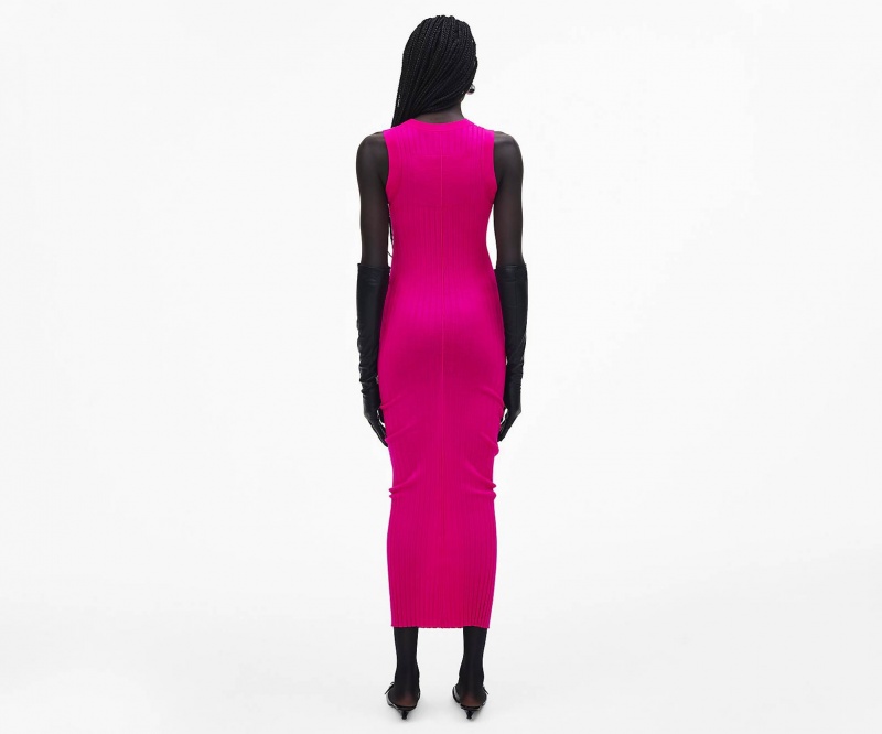 Marc Jacobs Fine Ribbed Merino Twisted Pink | USA_MJ59394