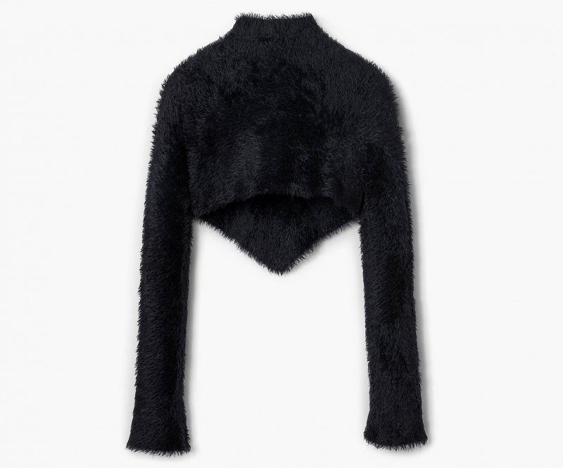 Marc Jacobs Hairy Grunge Pointed Sweater Black | USA_MJ74253