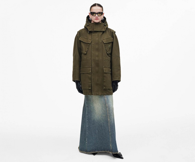 Marc Jacobs Oversized Cargo Canvas Green | USA_MJ12729