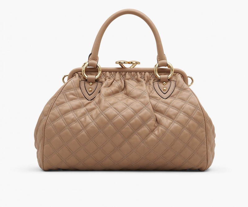 Marc Jacobs Re-Edition Quilted Leather Stam Brown | USA_MJ21483