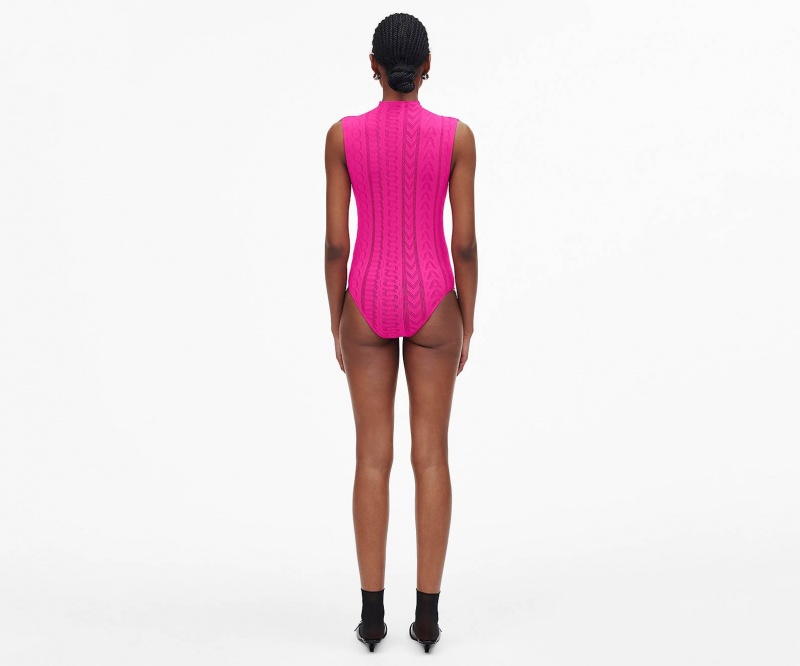 Marc Jacobs Seamless Monogram Bodysuit Pink | USA_MJ25218