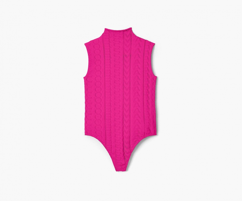 Marc Jacobs Seamless Monogram Bodysuit Pink | USA_MJ25218