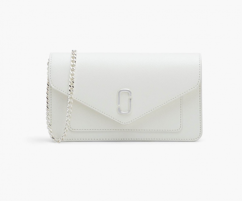 Marc Jacobs THE LONGSHOT CHAIN WALLET White | USA_MJ21918