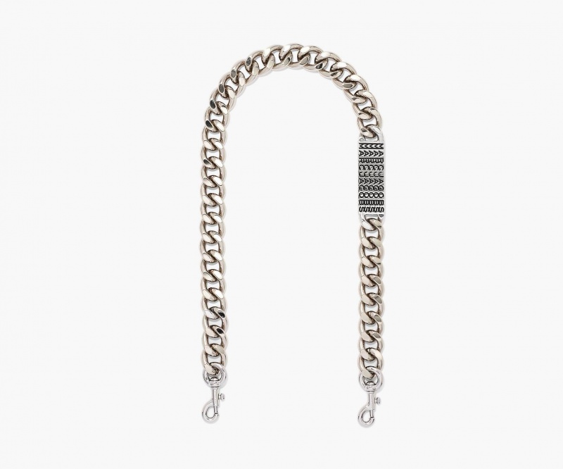 Marc Jacobs The Barcode Chain Shoulder Silver | USA_MJ72198