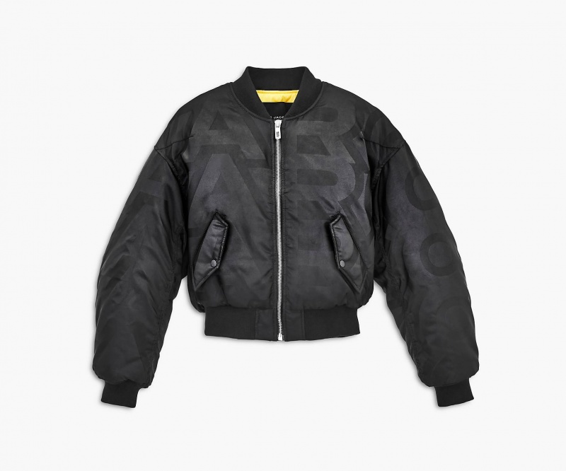 Marc Jacobs The Cropped Bomber Black | USA_MJ47563