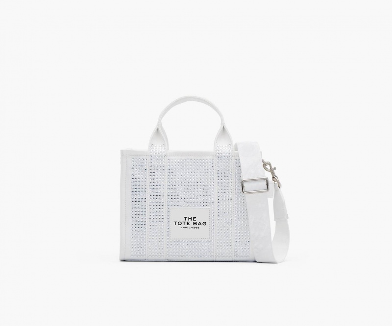 Marc Jacobs The Crystal Canvas Small White | USA_MJ90496