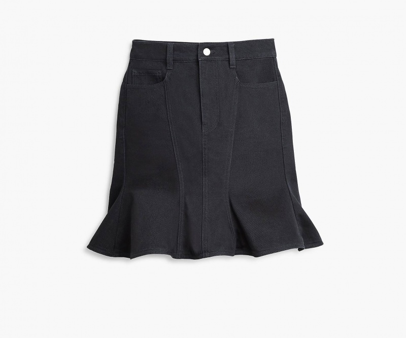 Marc Jacobs The Fluted Mini Skirt Black | USA_MJ30401