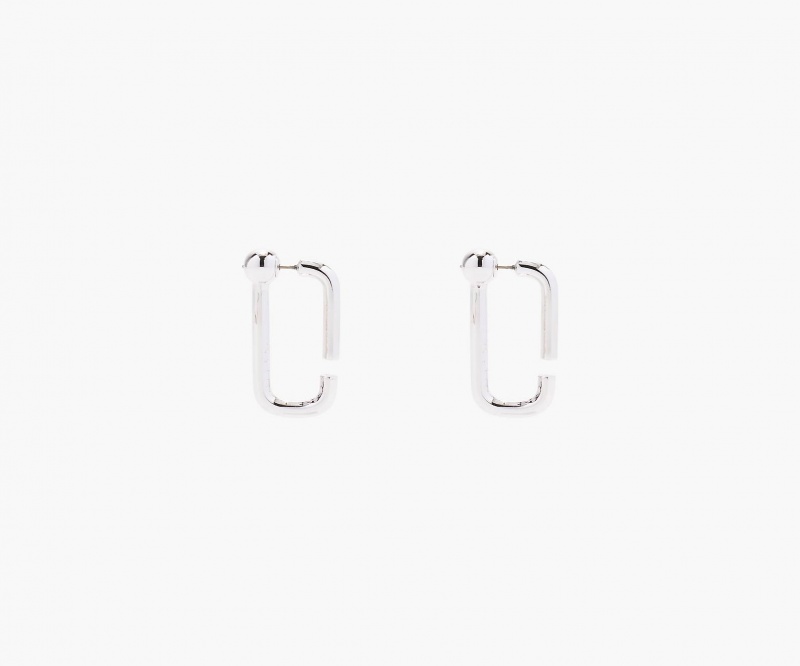 Marc Jacobs The J Marc Hoops Silver | USA_MJ60102