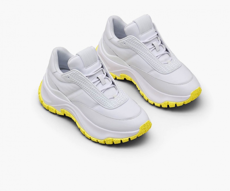 Marc Jacobs The Lazy Runner White / Yellow | USA_MJ52296