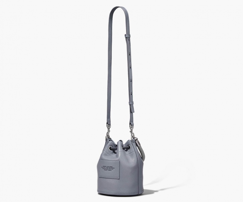 Marc Jacobs The Leather Bucket Grey | USA_MJ60778