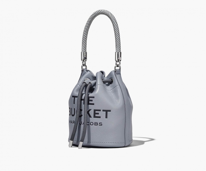 Marc Jacobs The Leather Bucket Grey | USA_MJ60778