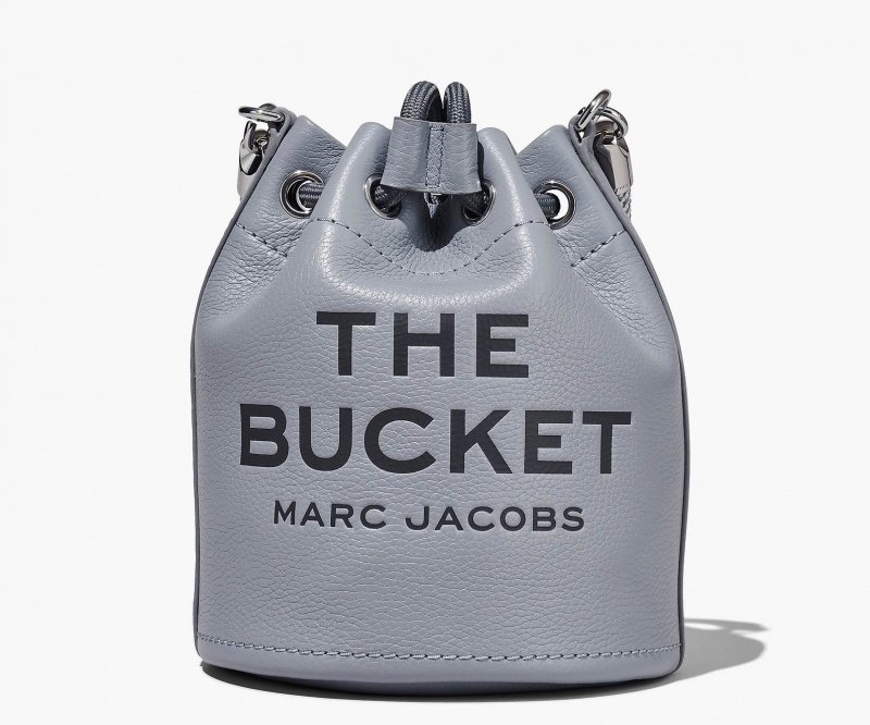 Marc Jacobs The Leather Bucket Grey | USA_MJ60778