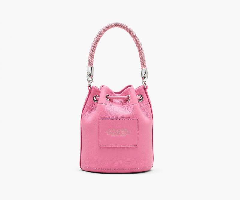 Marc Jacobs The Leather Bucket Pink | USA_MJ80099