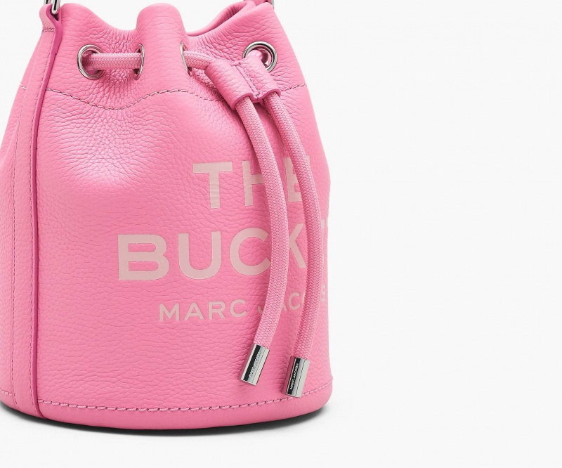 Marc Jacobs The Leather Bucket Pink | USA_MJ80099