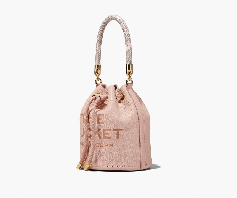 Marc Jacobs The Leather Bucket Rose | USA_MJ72591