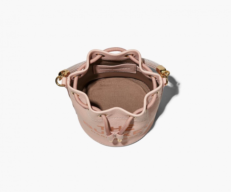 Marc Jacobs The Leather Bucket Rose | USA_MJ72591