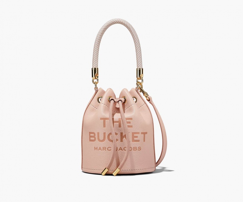 Marc Jacobs The Leather Bucket Rose | USA_MJ72591