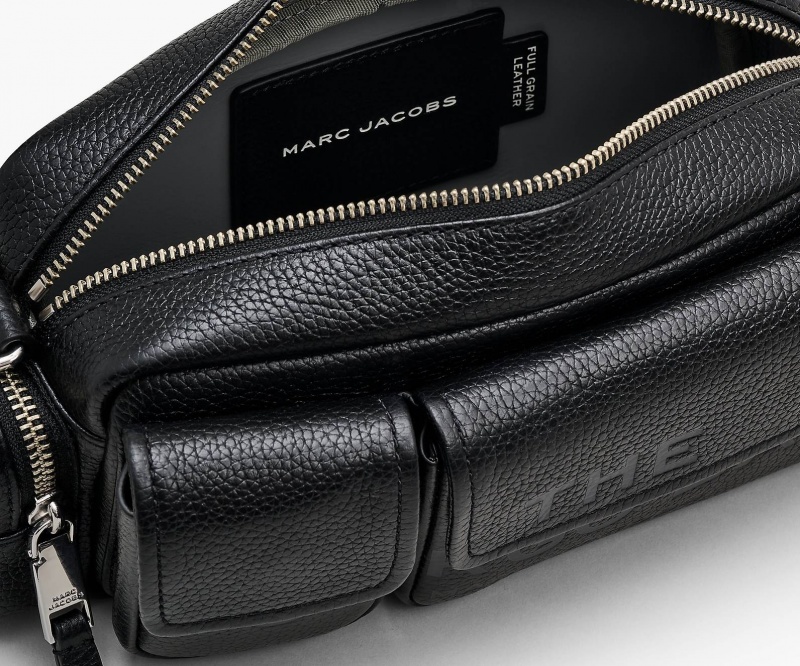 Marc Jacobs The Leather Cargo Black | USA_MJ56588