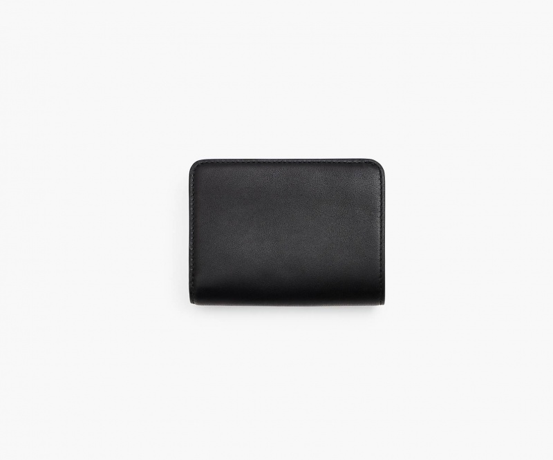 Marc Jacobs The Leather J Marc Mini Compact Black | USA_MJ78461