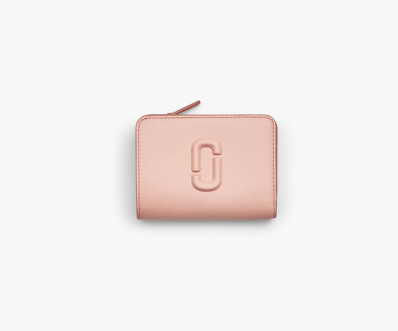 Marc Jacobs The Leather J Marc Mini Compact Rose | USA_MJ96687