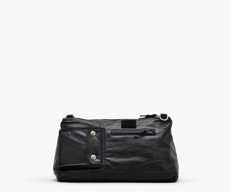 Marc Jacobs The Leather Large Cargo Black | USA_MJ20963