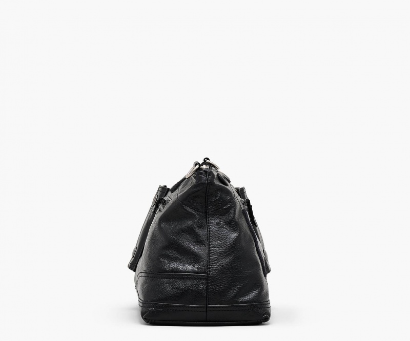 Marc Jacobs The Leather Large Cargo Black | USA_MJ20963