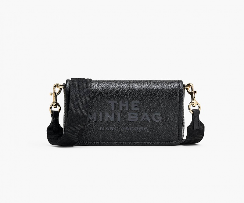 Marc Jacobs The Leather Mini Black | USA_MJ62058