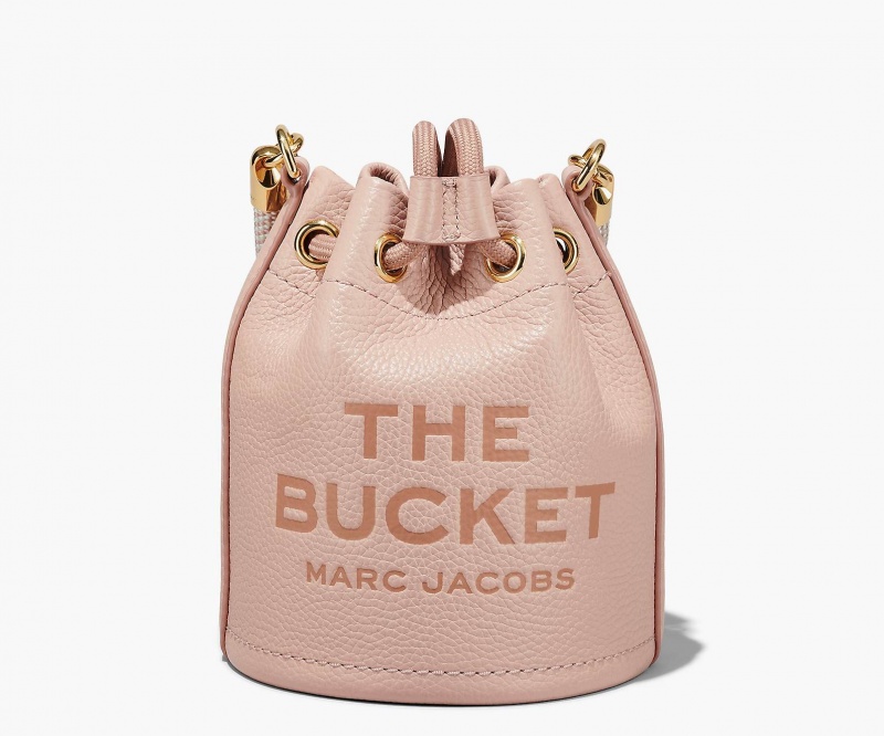 Marc Jacobs The Leather Mini Bucket Rose | USA_MJ16199